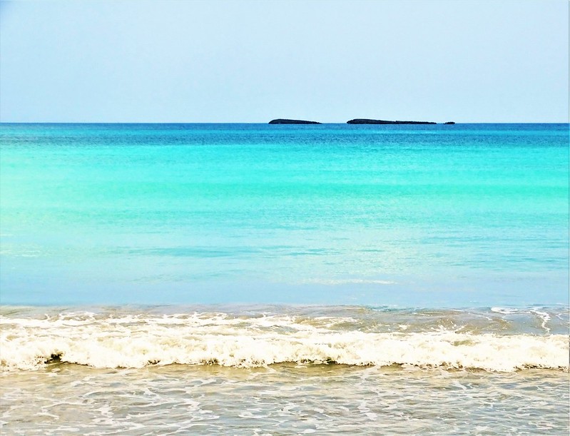 Turquoise sea water