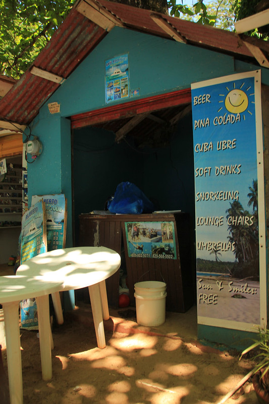 Typical beach bar in Sosua