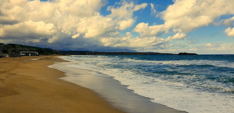 Cloudy day of winter