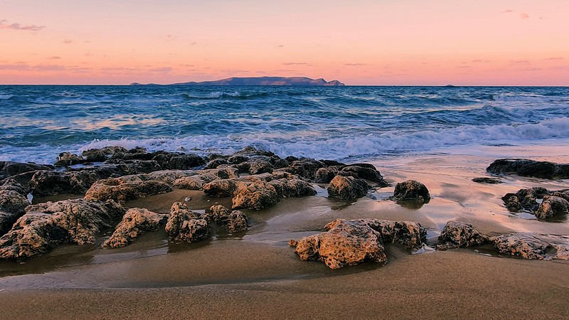 Rocks and sea