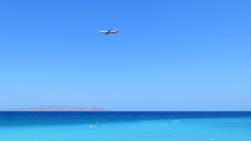 Kreta 2016 120 Het strand en de zee van Karteros nabij Heraklion / The beach and the sea at Karteros near Heraklion