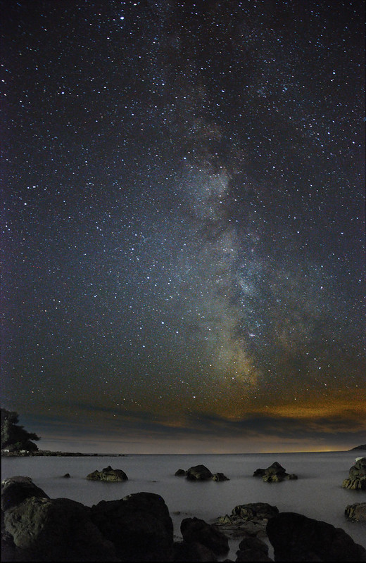 Milky Way  Cuvi Beach - Rovinj Croatia Aug 2014