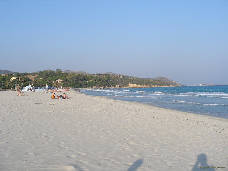 Villasimius, Sardinien - Spiaggia di Simius (SO)