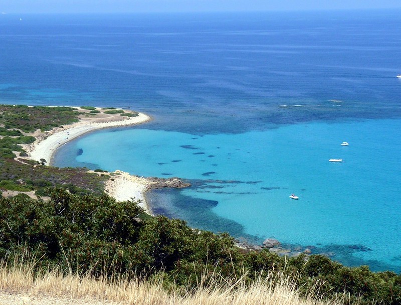 Sardegna - One of the beautiful beaches of Villasimius (Ca)