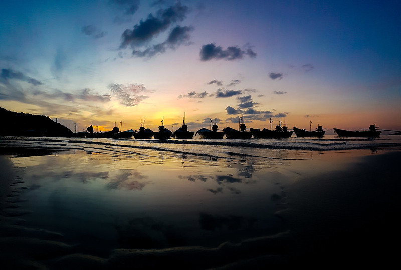 Beautiful Sunrise - Haad Rin Beach, Koh Phanghan