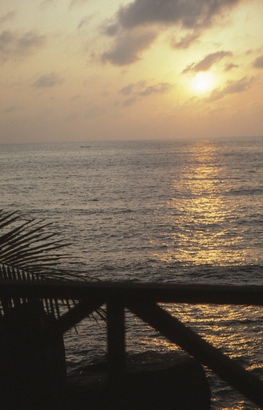 View of the Gulf of Thailand from a bungalow at Haad Rin beach