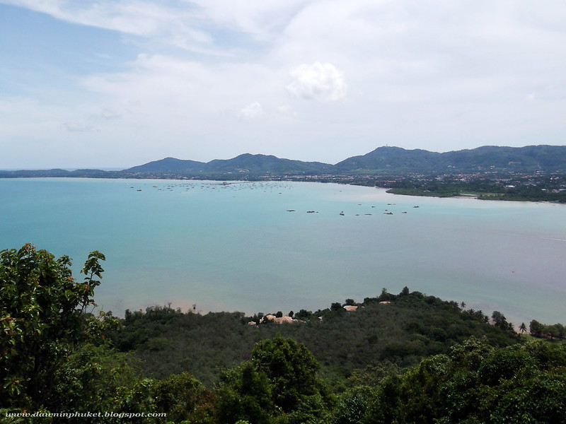 View of Chalong Bay, Palai and Big Buddhafrom Kao Khad Viewpoint, Phuket